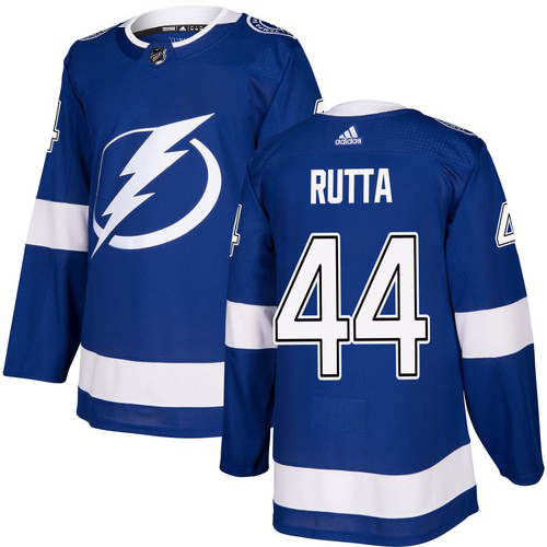 Adidas Tampa Bay Lightning #44 Jan Rutta Blue Home Authentic Youth Stitched NHL Jersey->youth nhl jersey->Youth Jersey